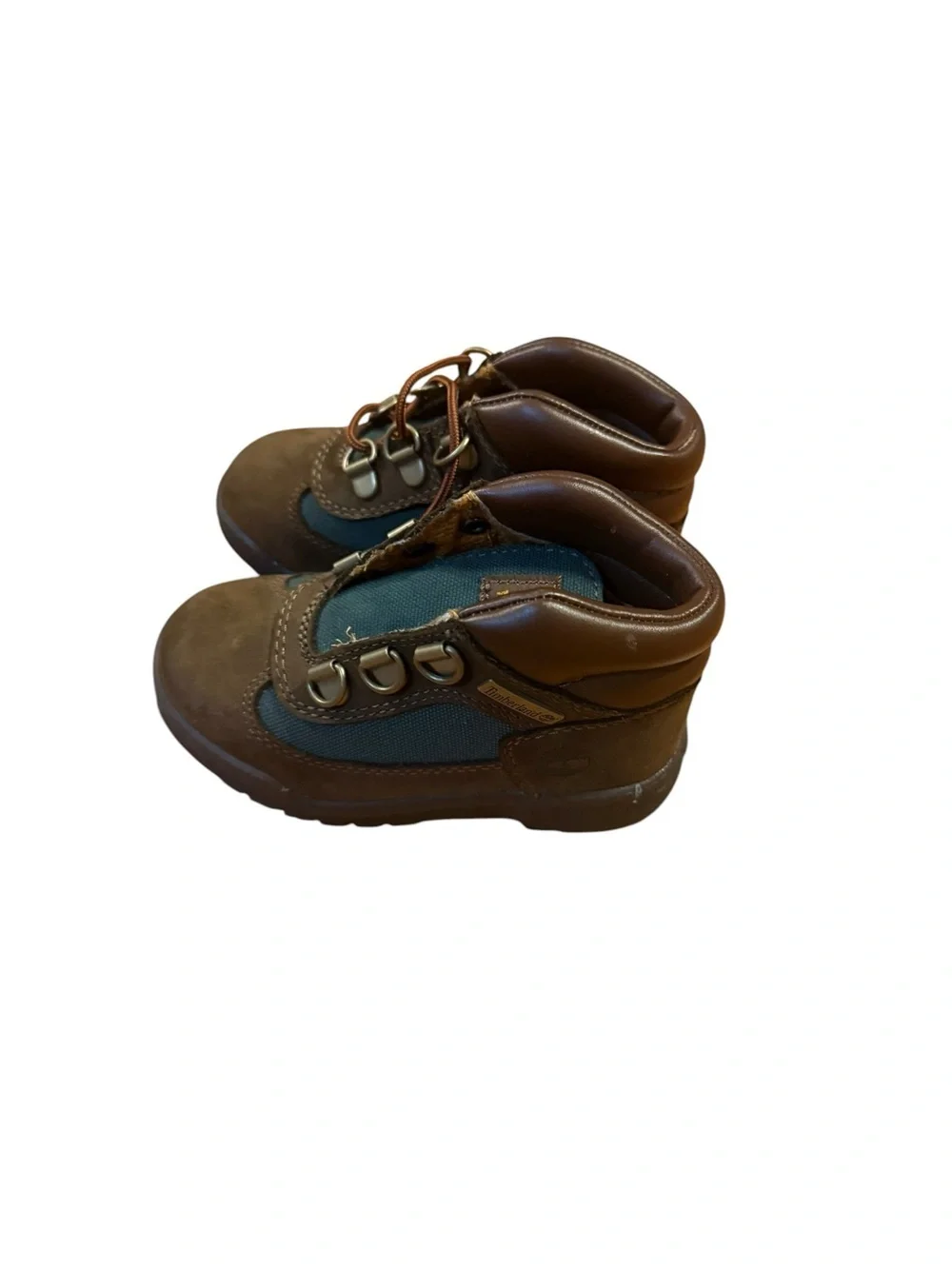 Timberland Brown Kids Hiking Boots - Brown/Green